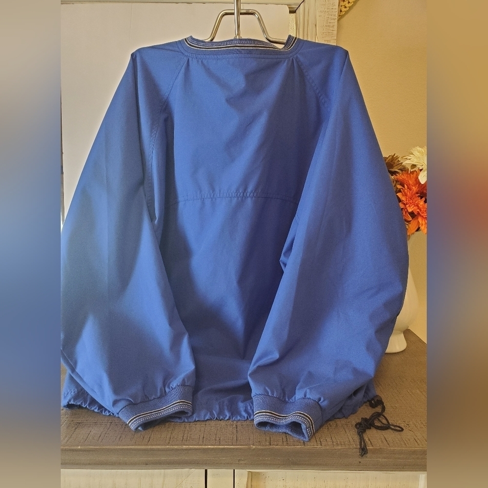 Haggar Golf Size XL Blue V-Neck Pullover - Picture 3 of 4